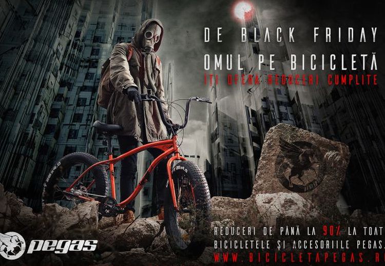 Postage suck tongue Omul pe bicicletă” de Black Friday îți oferă biciclete Pegas pe viață (P) –  alerg, deci exist!